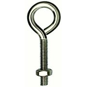 HINDLEY 3/16 in. X 2 in. Stainless Steel Eye Bolt With Nut 44301